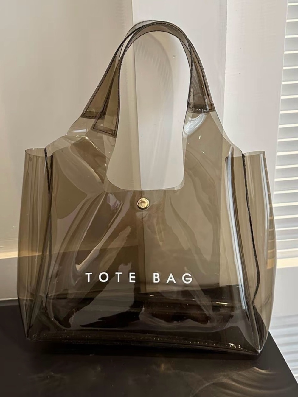 Clear Transparent Jelly Smoky TOTE BAG